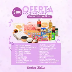 Combo de alimentos con regalo incluido
