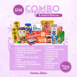 Combo de alimentos con regalo incluido