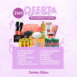 Combo de alimentos con regalo incluido