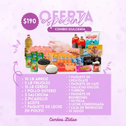 Combo de alimentos con regalo incluido