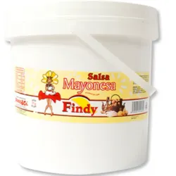 Cubeta de mayonesa. 