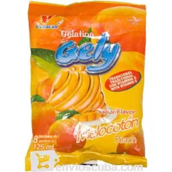 Gelatina melocotón
