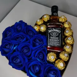 Caja con botella 💙