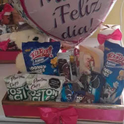 Caja personalizada con peluche y perfume
