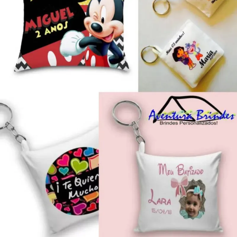 Llavero personalizado con cojincito