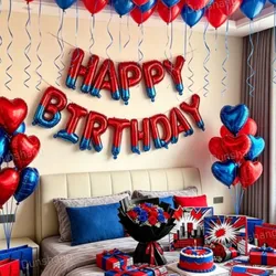 Decoración habitación cumpleaños niño