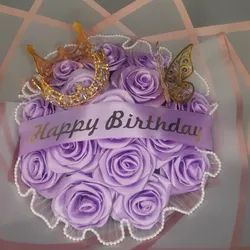 Rosas moradas