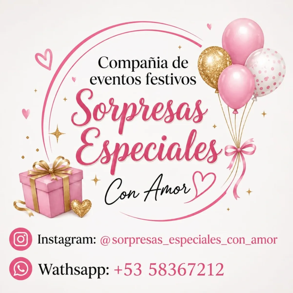 SORPRESAS ESPECIALES CON AMOR