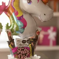 Caja pequeña con Globo y chuches