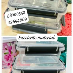 3 posuelos súper buen material,con dos juegos de cubiertos 