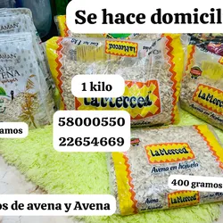 Avena 400 g,500g. Y 1 kilo