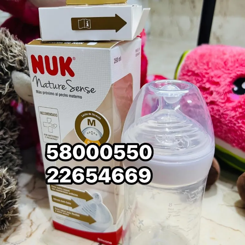 Biberón marca Nuk 