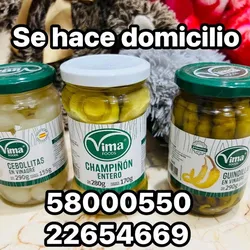 Cebollitas,Guindillas,Champiñón 