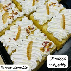 Dulces 3 leches , bañado con leche condensada 🤤leche evaporada 