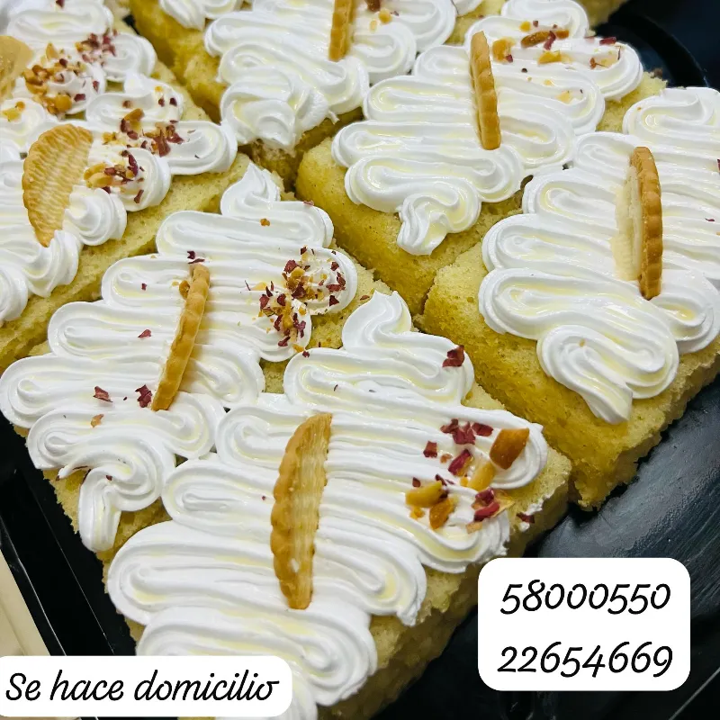 Dulces 3 leches , bañado con leche condensada 🤤leche evaporada 