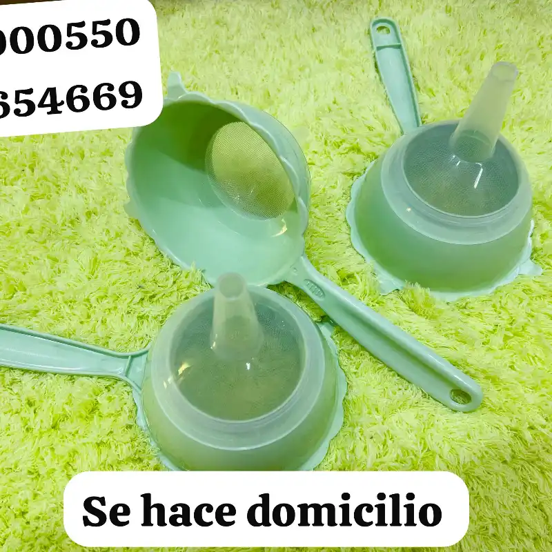 Embudo -colador súper práctico 