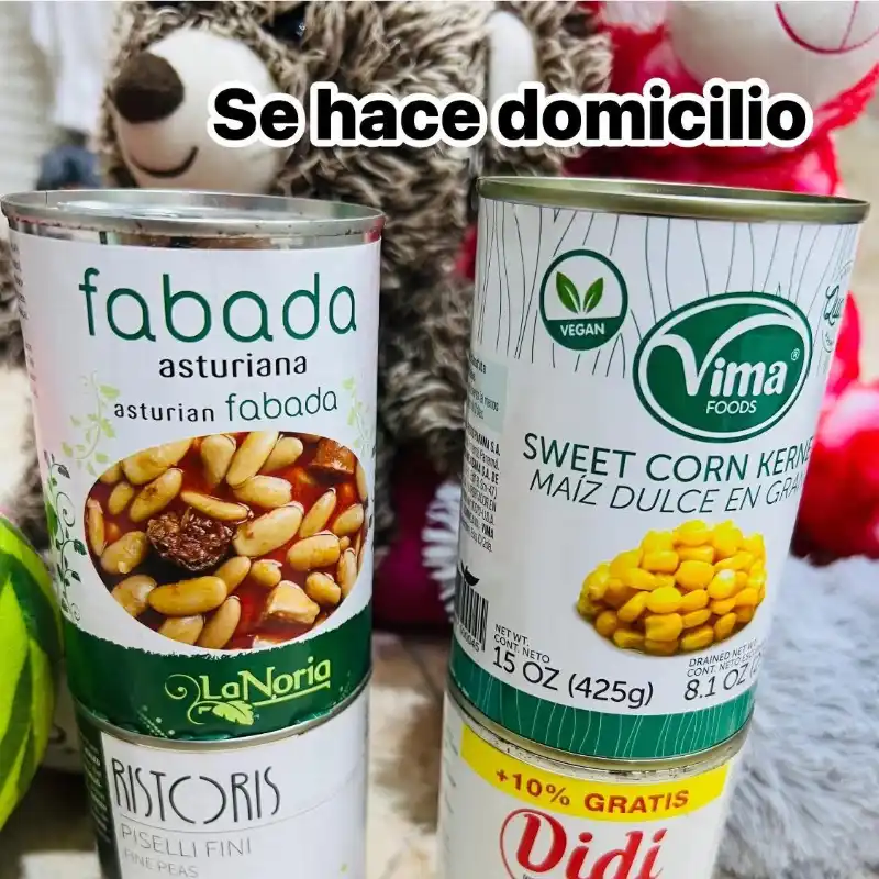 Fabada , Maíz 🌽 dulce ,Piti púa 