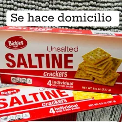 Galletas Saltine Sin Sal