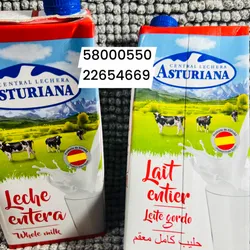 Leche fluida de 1 litro sellado