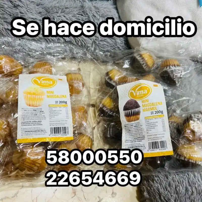 Magdalenas , el paquete trae 17 