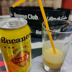 Malta bucanero con leche condensada 🤤