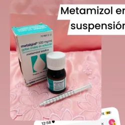 Metamizol en suspensión
