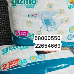 Pampers de 3 y 4 etapa