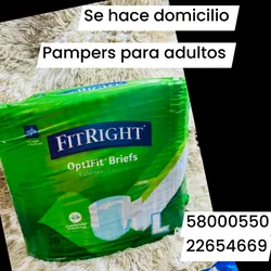 Pampers para adultos ,S,M,L
