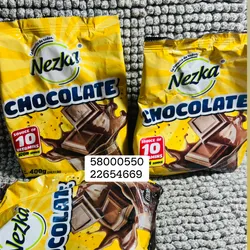 Paquetes de chocolate en polvo 400 gramos