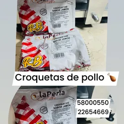 Paquetes de croquetas de pollo