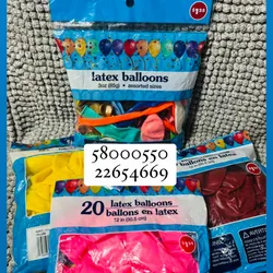 Paquetes de globos
