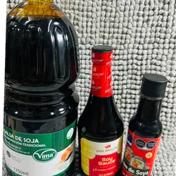 Pomos grandes de salsa china