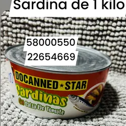 Sardina de 1 kilo