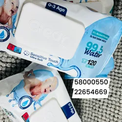 Toallitas  para bb  de 120 unidades