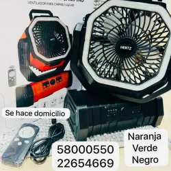 Ventilador recargable