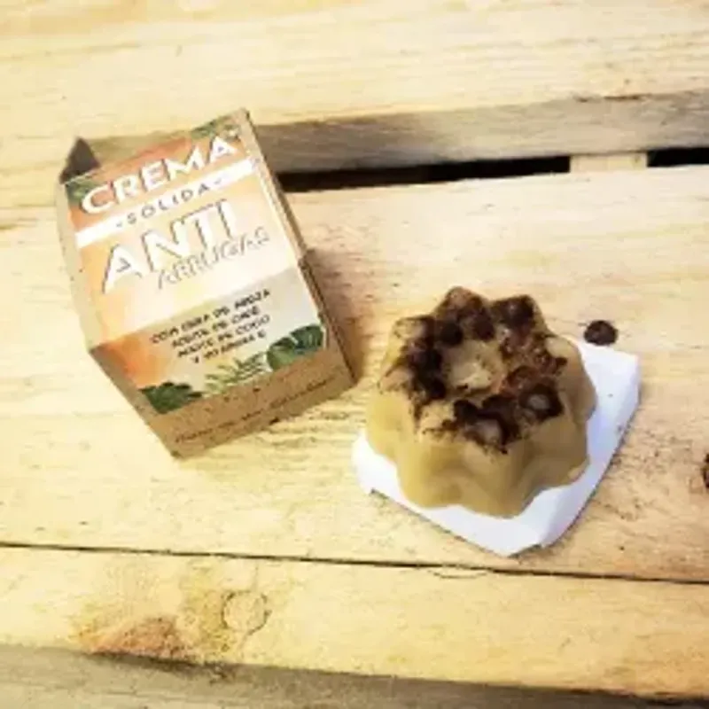 Crema sólida antiarrugas