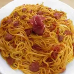 Spaghetti de jamón 