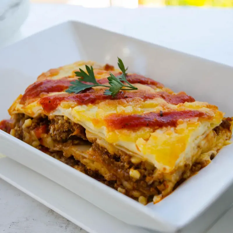 Lasaña de carne