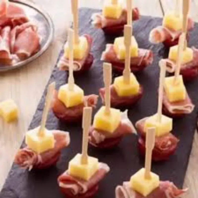 Saladito de Jamón, Queso y Encurtido