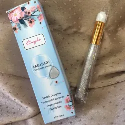 Shampu de pestañas 60 ml + Brocha de lavado