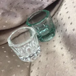 Vasito de cristal para tinte