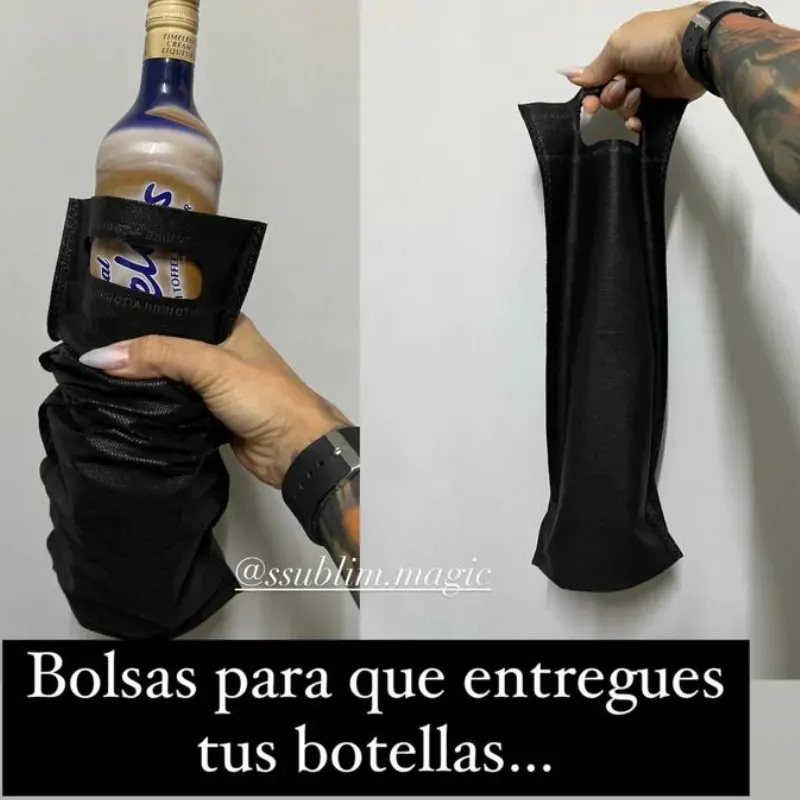 Bolsa para botellas personalizada