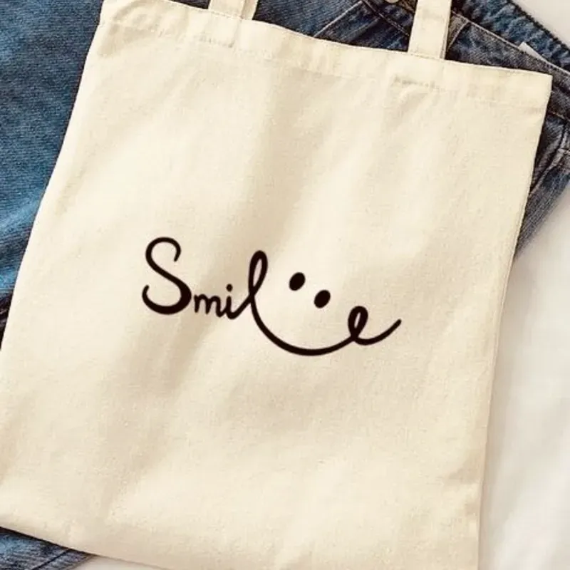 Bolsas de lienzo diseño con vinilo