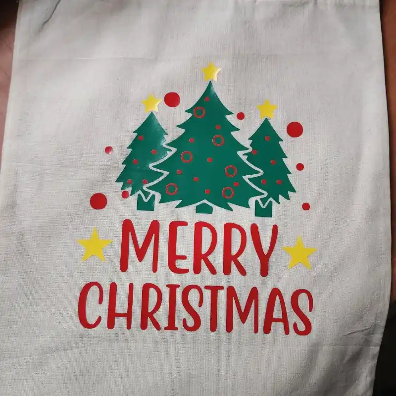 Bolsas de lienzo diseño con vinilo