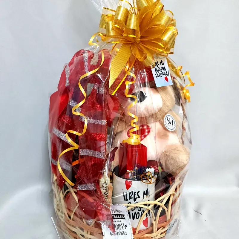 Combos personalizados con cestas de mimbre