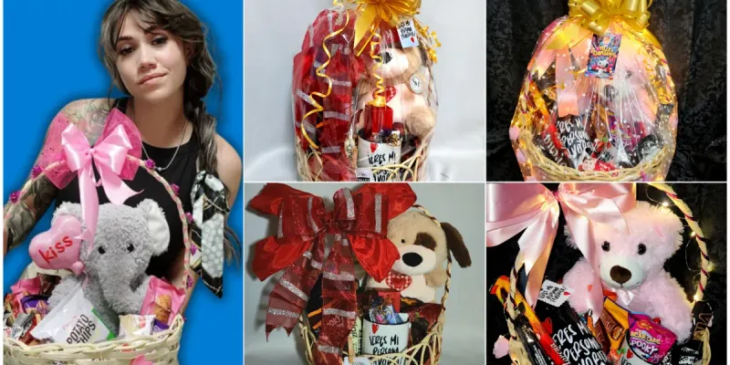 Combos personalizados con cestas de mimbre