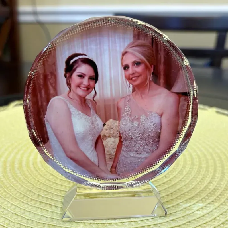 Cristal redondo mediano