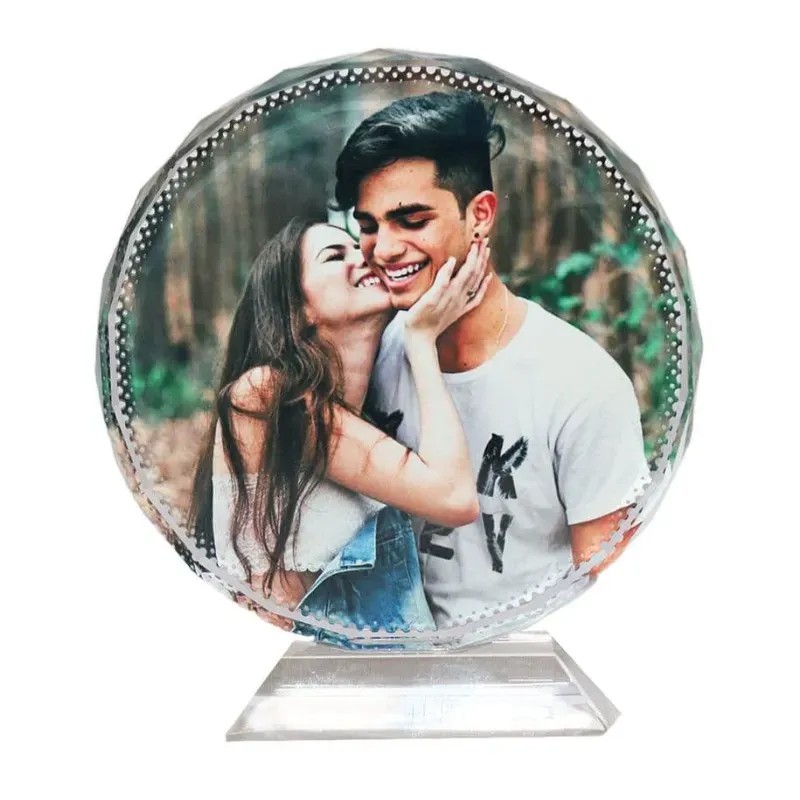 Cristal redondo mediano