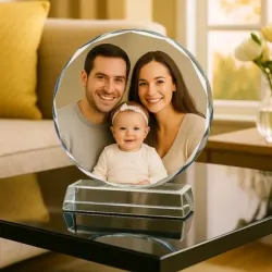 Cristal redondo mediano