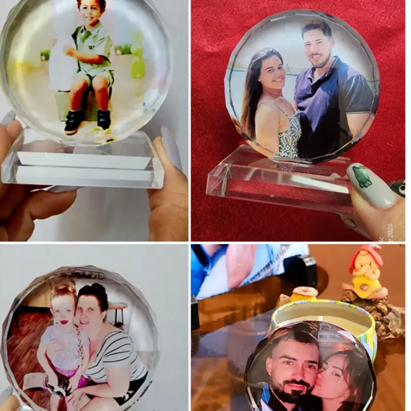 Cristales con fotografía 